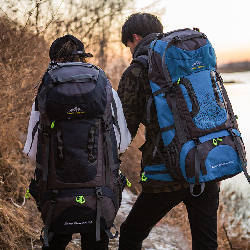 Explore the Great Outdoors with Our Waterproof Hiking Camping Backpack!